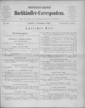 Oesterreichische Buchhändler-Correspondenz