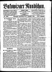 Bukowinaer Rundschau