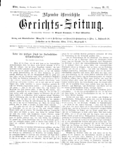 Allgemeine Österreichische Gerichtszeitung