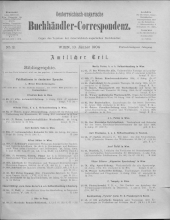 Oesterreichische Buchhändler-Correspondenz