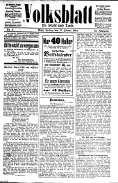 Volksblatt für Stadt und Land