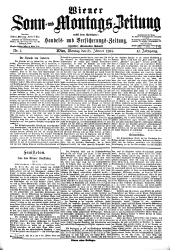 Wiener Sonn- und Montags-Zeitung