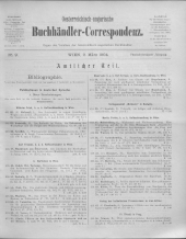 Oesterreichische Buchhändler-Correspondenz