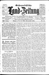 Österreichische Land-Zeitung