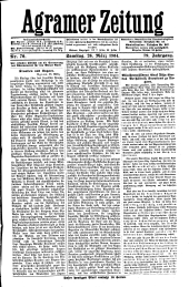 Agramer Zeitung