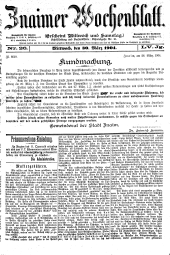 Znaimer Wochenblatt