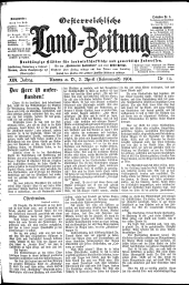 Österreichische Land-Zeitung