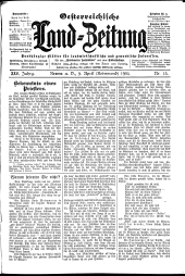 Österreichische Land-Zeitung