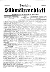 Deutsches Südmährerblatt