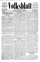 Volksblatt für Stadt und Land