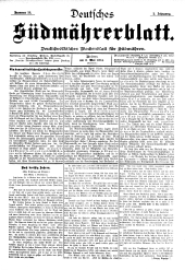 Deutsches Südmährerblatt