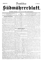 Deutsches Südmährerblatt