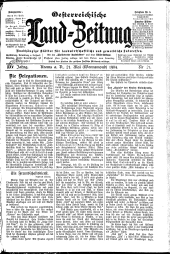 Österreichische Land-Zeitung