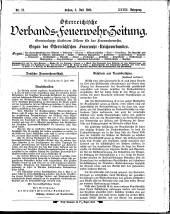 Österreichische Verbands-Feuerwehr-Zeitung
