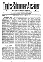 Teplitz-Schönauer Anzeiger