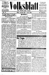 Volksblatt für Stadt und Land