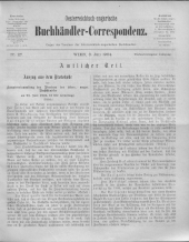 Oesterreichische Buchhändler-Correspondenz