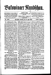 Bukowinaer Rundschau