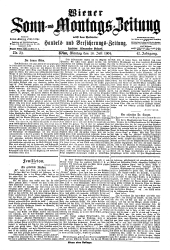 Wiener Sonn- und Montags-Zeitung