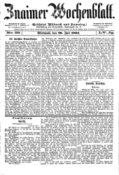 Znaimer Wochenblatt