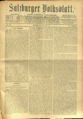 Salzburger Volksblatt: unabh. Tageszeitung f. Stadt u. Land Salzburg