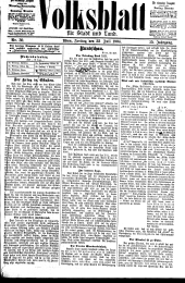 Volksblatt für Stadt und Land