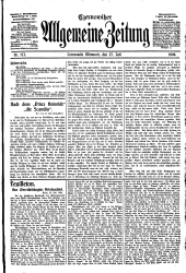 Czernowitzer Allgemeine Zeitung