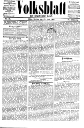 Volksblatt für Stadt und Land