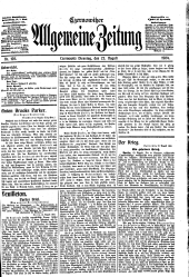 Czernowitzer Allgemeine Zeitung
