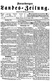 Vorarlberger Landes-Zeitung