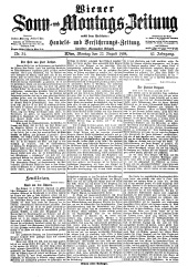 Wiener Sonn- und Montags-Zeitung