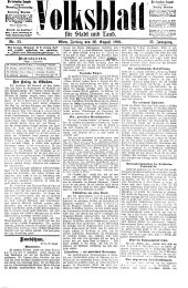 Volksblatt für Stadt und Land