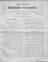 Oesterreichische Buchhändler-Correspondenz