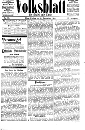 Volksblatt für Stadt und Land