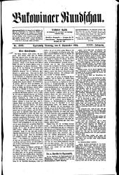Bukowinaer Rundschau
