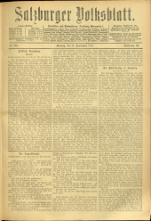 Salzburger Volksblatt: unabh. Tageszeitung f. Stadt u. Land Salzburg