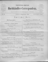 Oesterreichische Buchhändler-Correspondenz