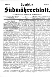 Deutsches Südmährerblatt