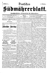 Deutsches Südmährerblatt