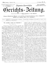 Allgemeine Österreichische Gerichtszeitung