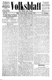 Volksblatt für Stadt und Land