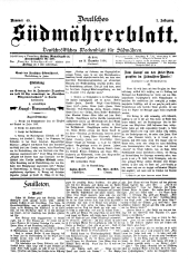 Deutsches Südmährerblatt