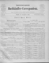 Oesterreichische Buchhändler-Correspondenz