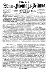 Wiener Sonn- und Montags-Zeitung