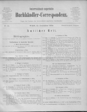 Oesterreichische Buchhändler-Correspondenz