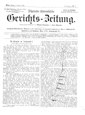 Allgemeine Österreichische Gerichtszeitung