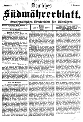 Deutsches Südmährerblatt