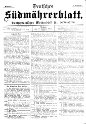 Deutsches Südmährerblatt