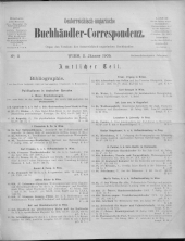 Oesterreichische Buchhändler-Correspondenz