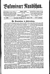 Bukowinaer Rundschau